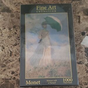 Monet Fine Art Collection Puzzle - Green and Cream